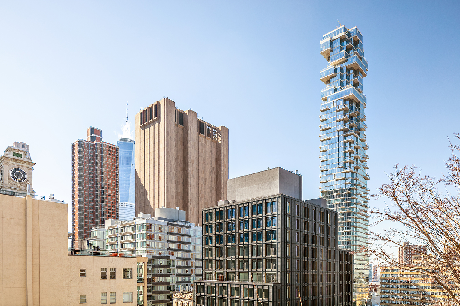 366 Broadway, Unit PHC Manhattan, NY 10013 - Photo 11 of 15 a view of a city with tall buildings