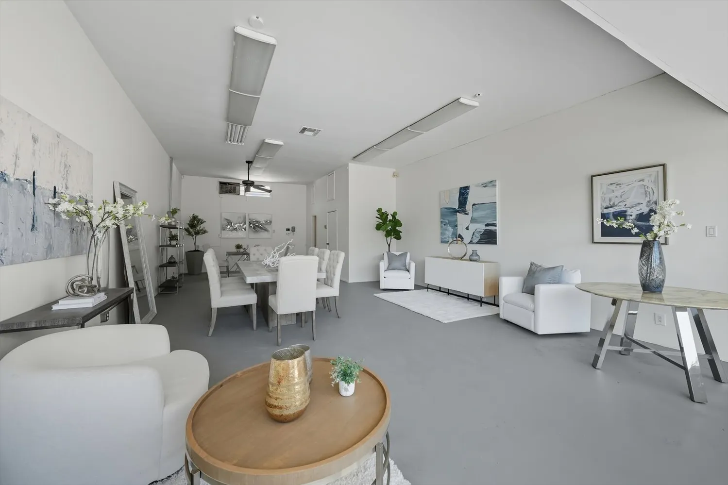 a view of a kitchen from the hallway