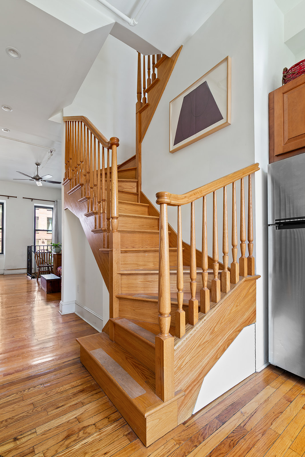 544 Pacific Street Brooklyn, NY 11217 - Photo 6 of 15 a view of entryway and hall with wooden floor