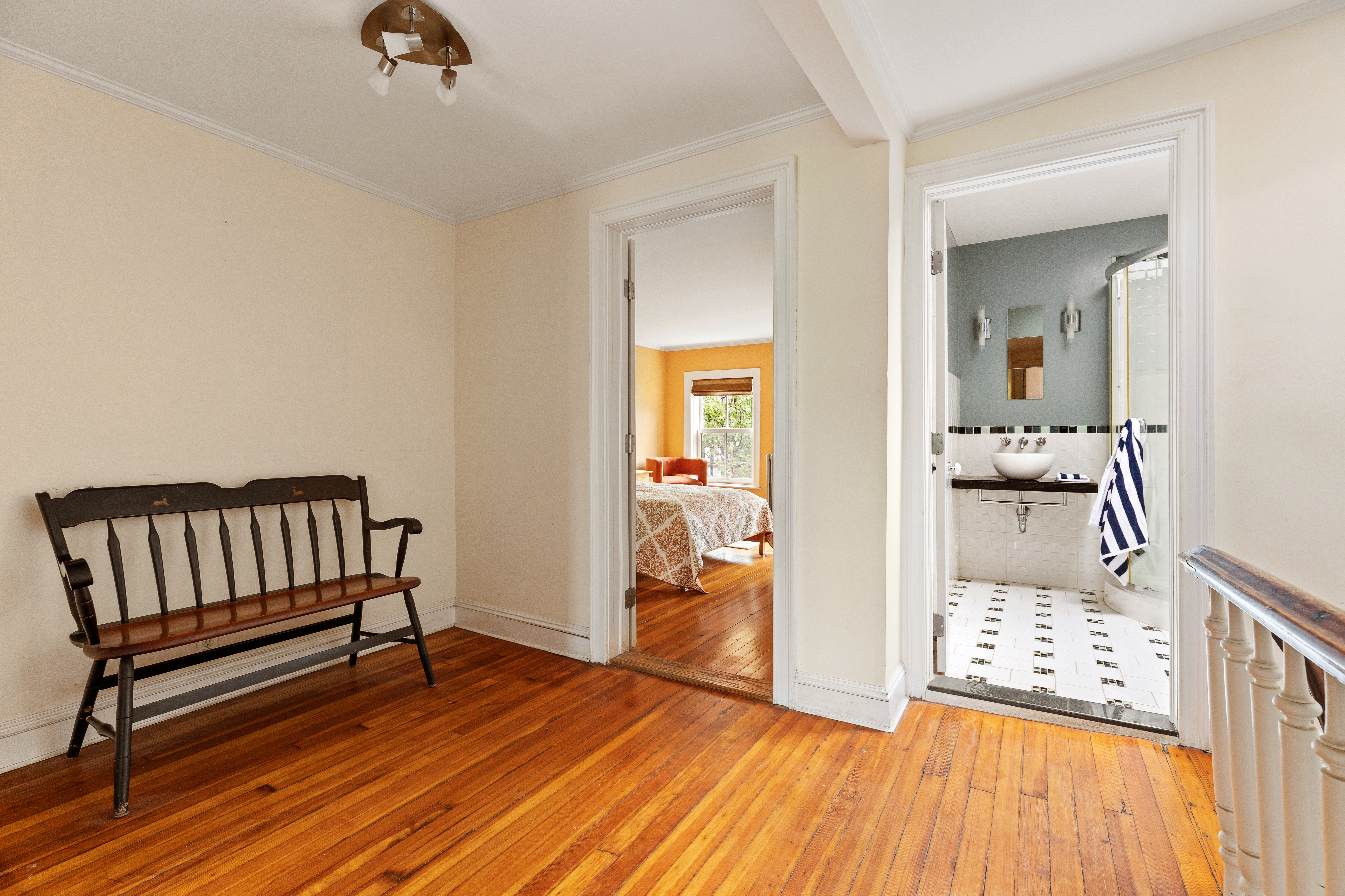 152 Dekalb Avenue Brooklyn, NY 11217 - Photo 19 of 27 a bedroom with furniture and wooden floor