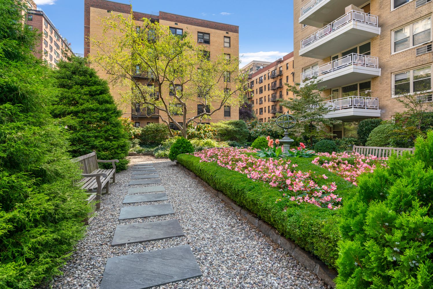 40 East 9th Street, Unit 6M Manhattan, NY 10003 - Photo 16 of 22 a view of a pathway with a building in the background