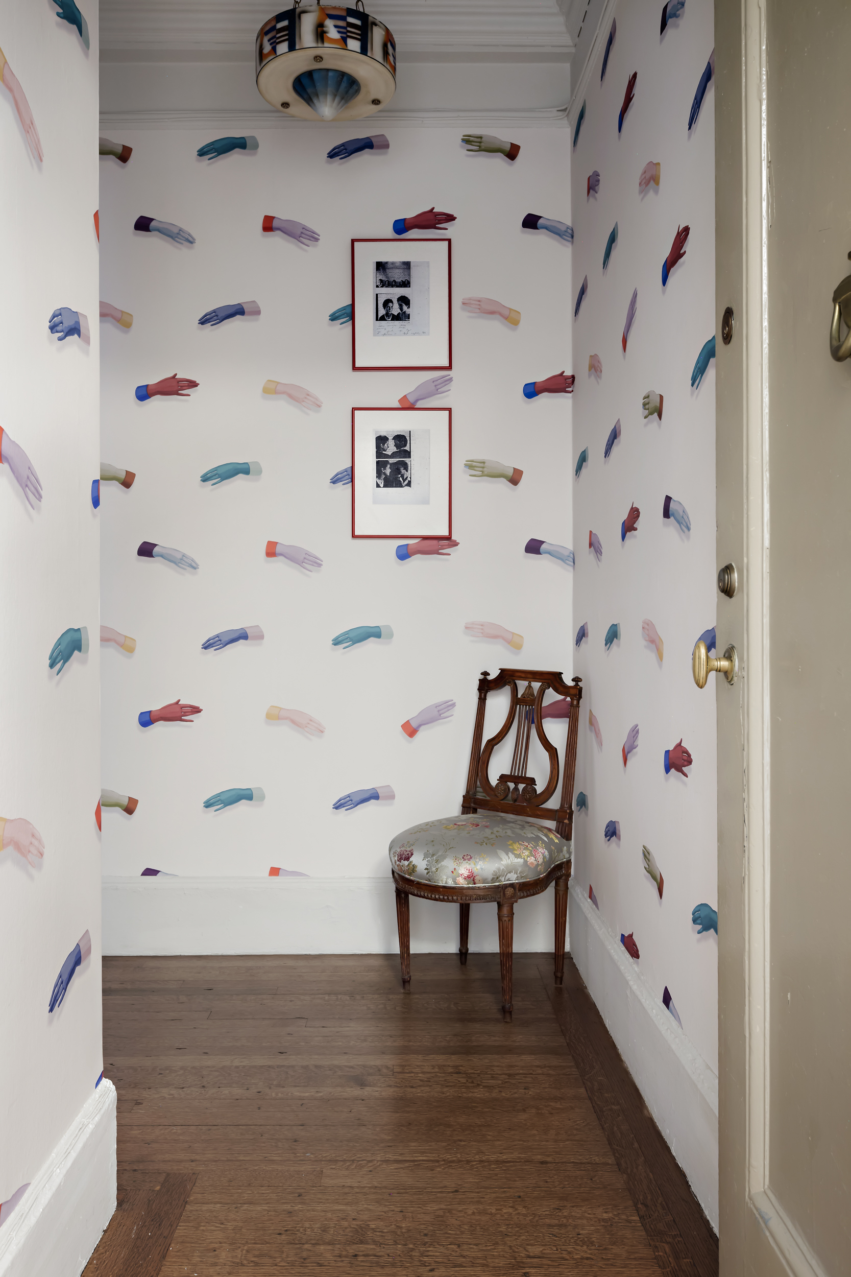 212 East 48th Street, Unit 8E Manhattan, NY 10017 - Photo 12 of 14 a bathroom with a shower curtain and a sink