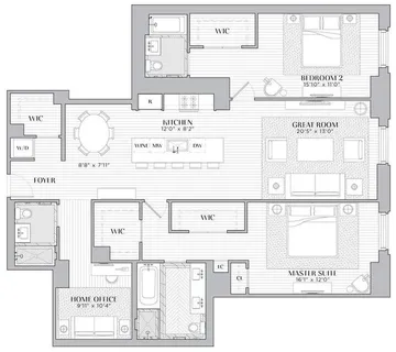 $3,300,000 | 100 Barclay Street, Unit 17H | TriBeCa