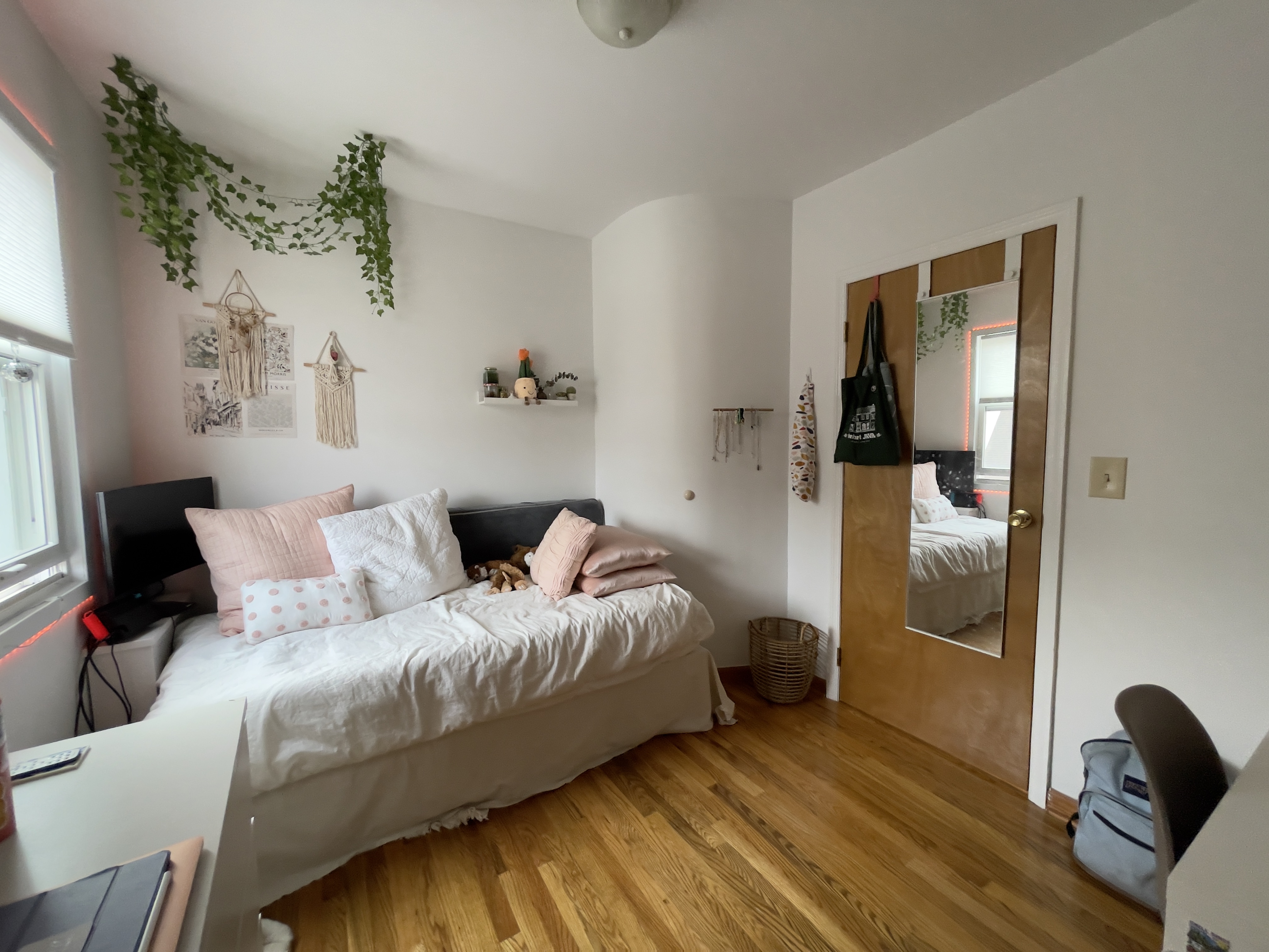 250 19th Street, Unit 3A Brooklyn, NY 11215 - Photo 9 of 15 a bedroom with a bed and wooden floor