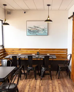 a view of a city from a roof deck