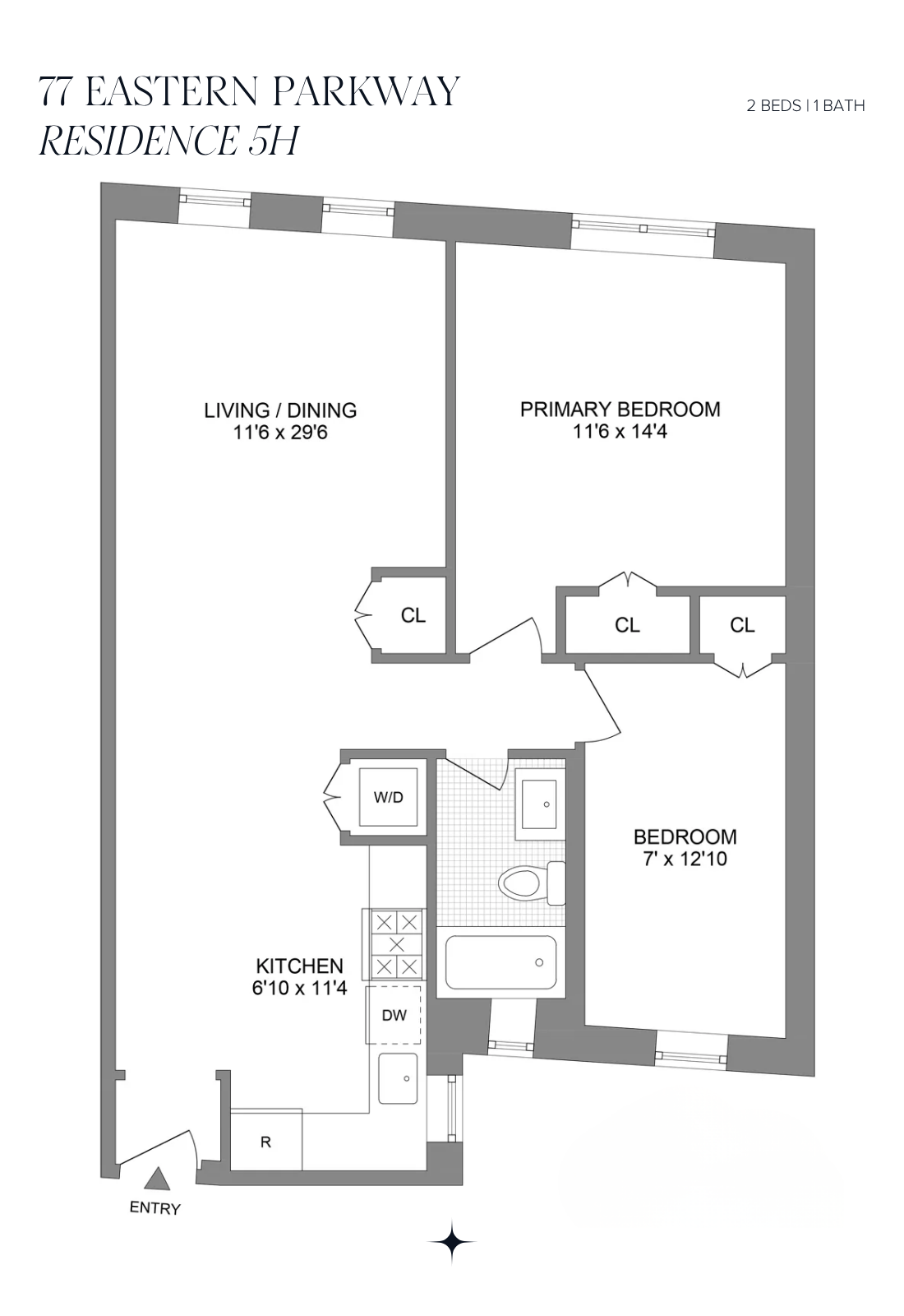 77 Eastern Parkway 5H Prospect Heights Brooklyn NY 11238