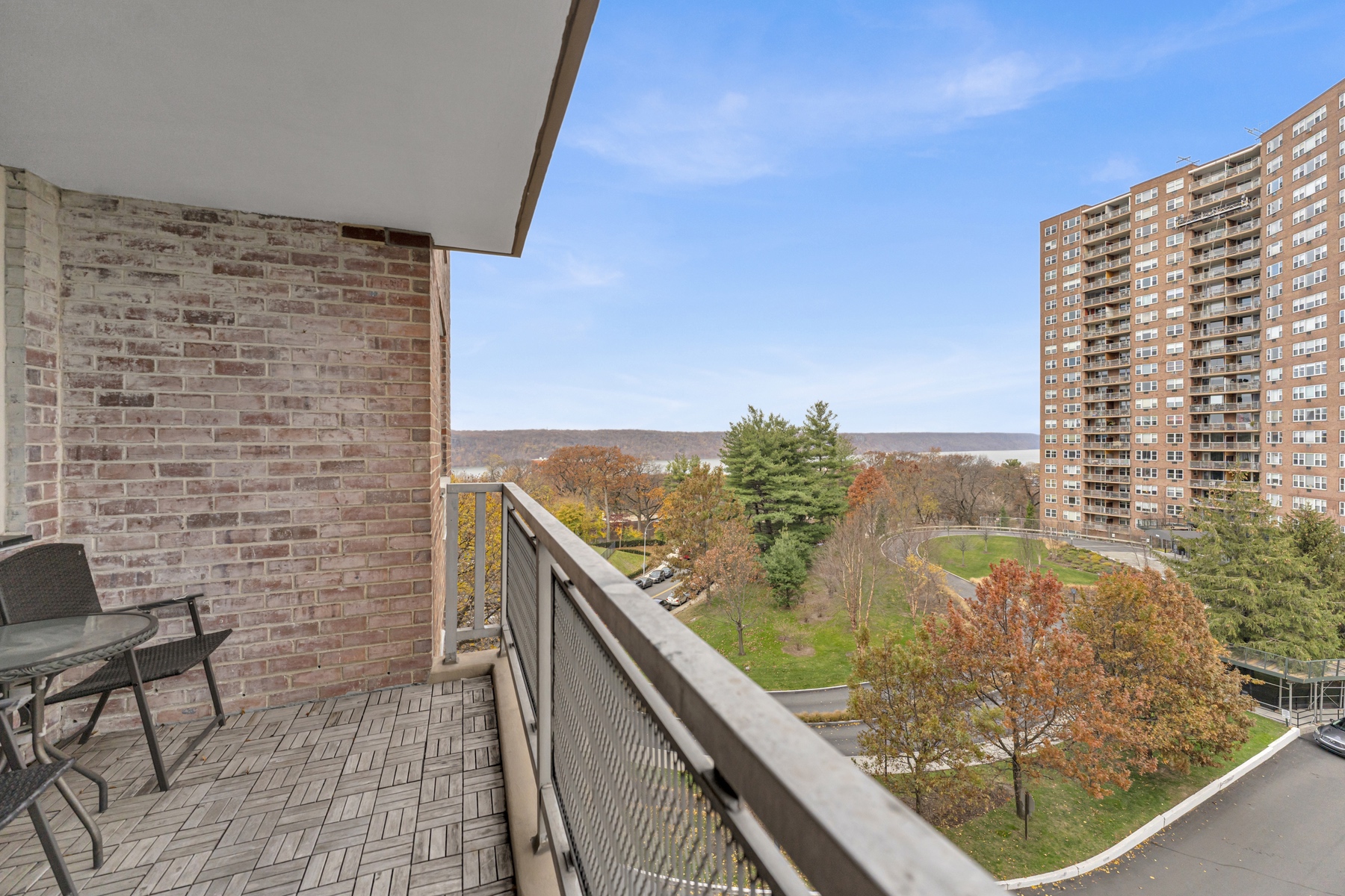 5800 Arlington Avenue, Unit 6V Bronx, NY 10471 - Photo 14 of 15 a view of swimming pool from a balcony
