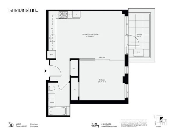 $5,500 | 150 Rivington Street, Unit 3B | Lower East Side