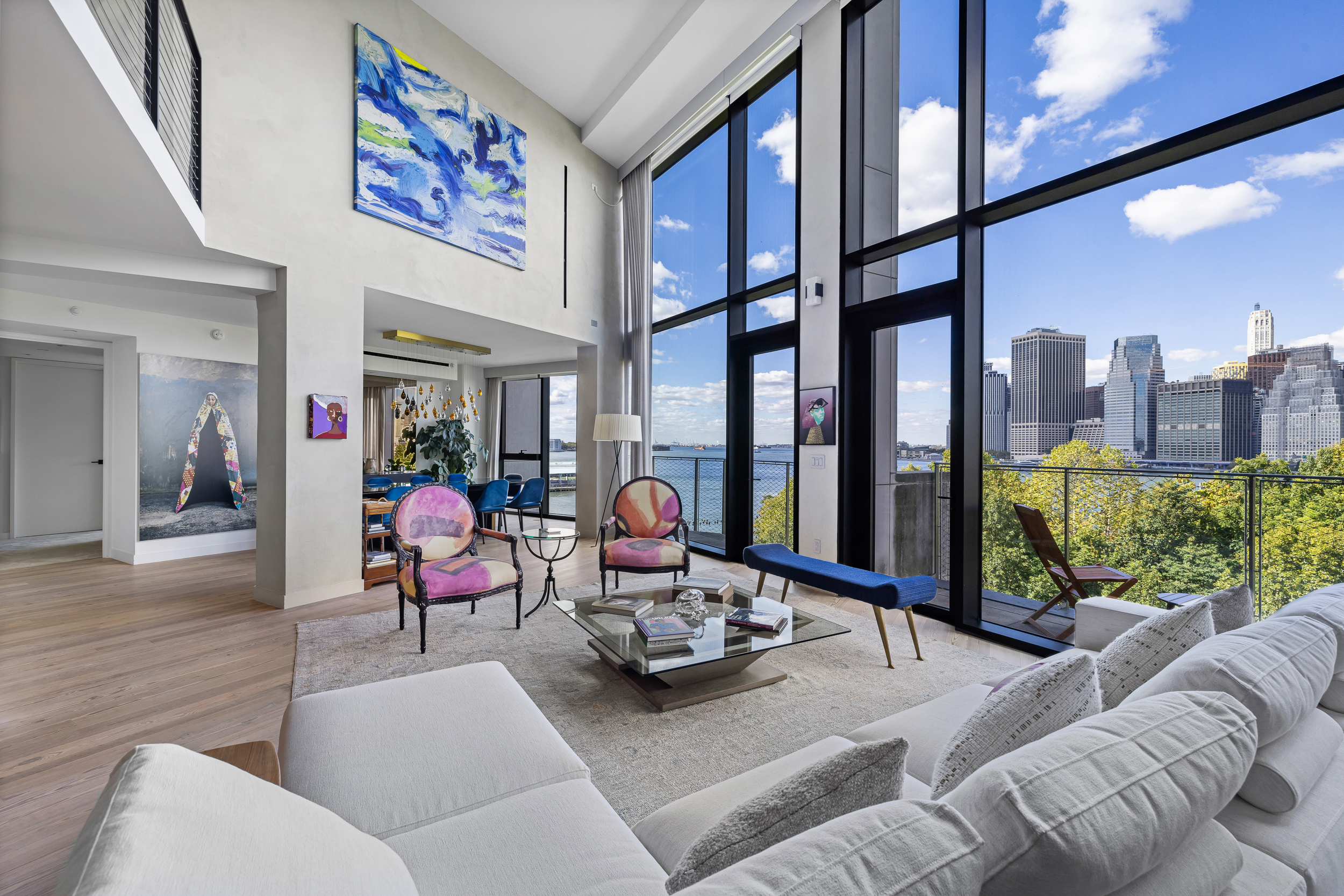 90 Furman Street, Unit N800 Brooklyn, NY 11201 - Photo 2 of 49 a living room with furniture