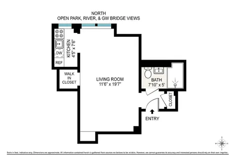 $565,000 | 230 Riverside Drive, Unit 12J | Upper West Side