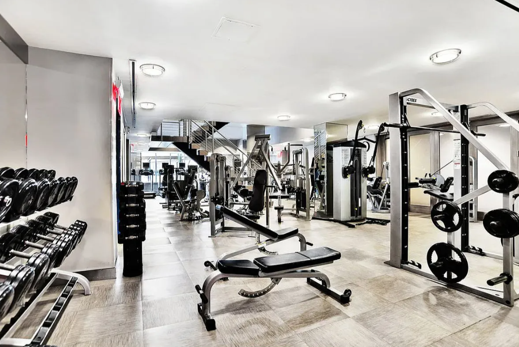 225 Rector Place, Unit 2D Manhattan, NY 10280 - Photo 11 of 17 a view of a room with gym equipment