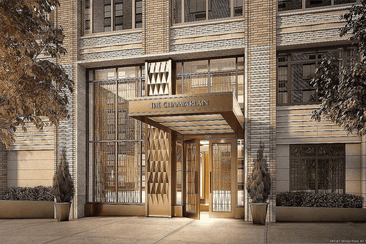 269 West 87th Street, Unit 9B Manhattan, NY 10024 - Photo 16 of 23 a front view of a house with a outdoor space