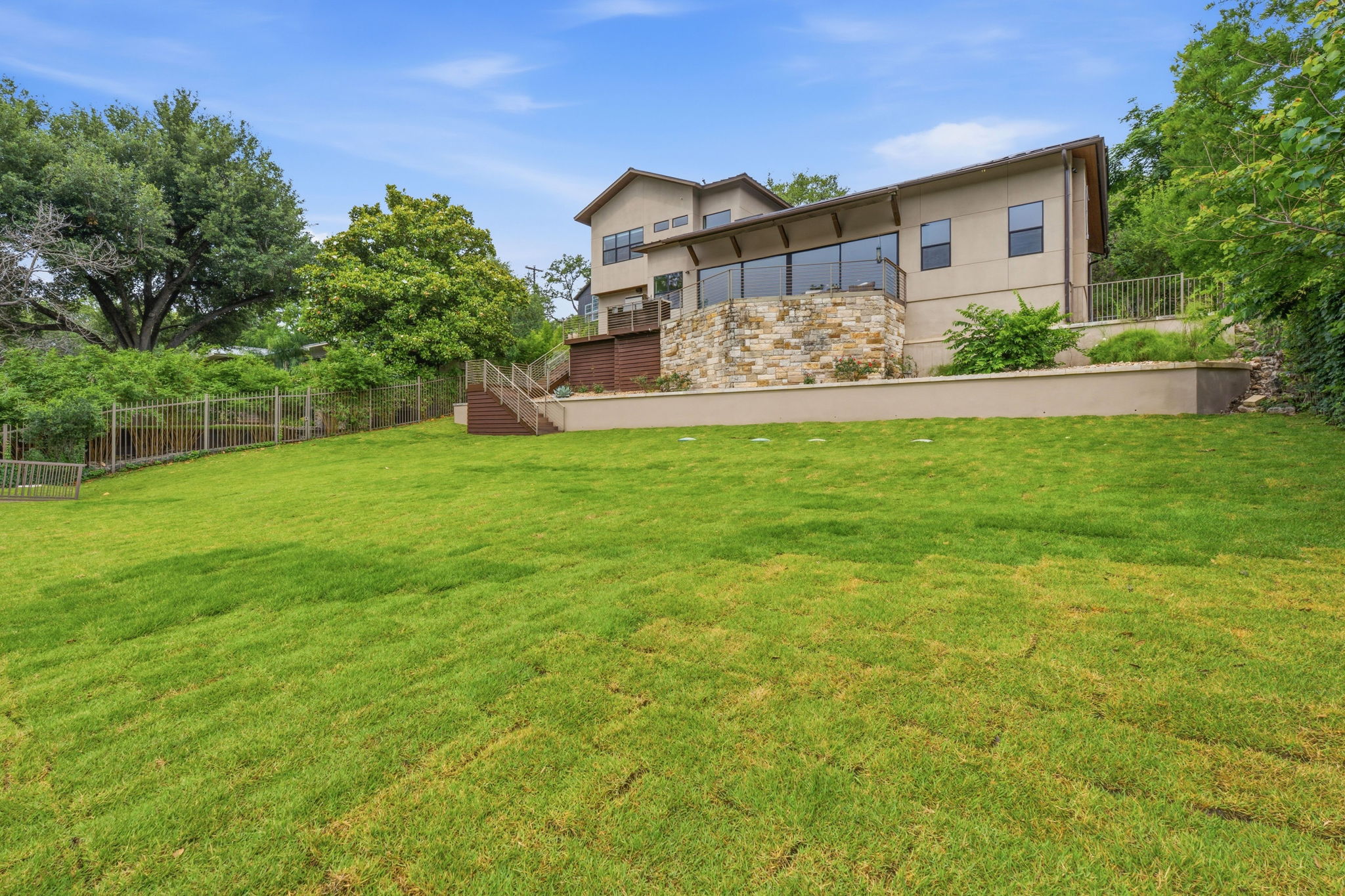 3605 Robbins Road Austin, TX 78730 - Photo 33 of 51 a view of a house with a yard