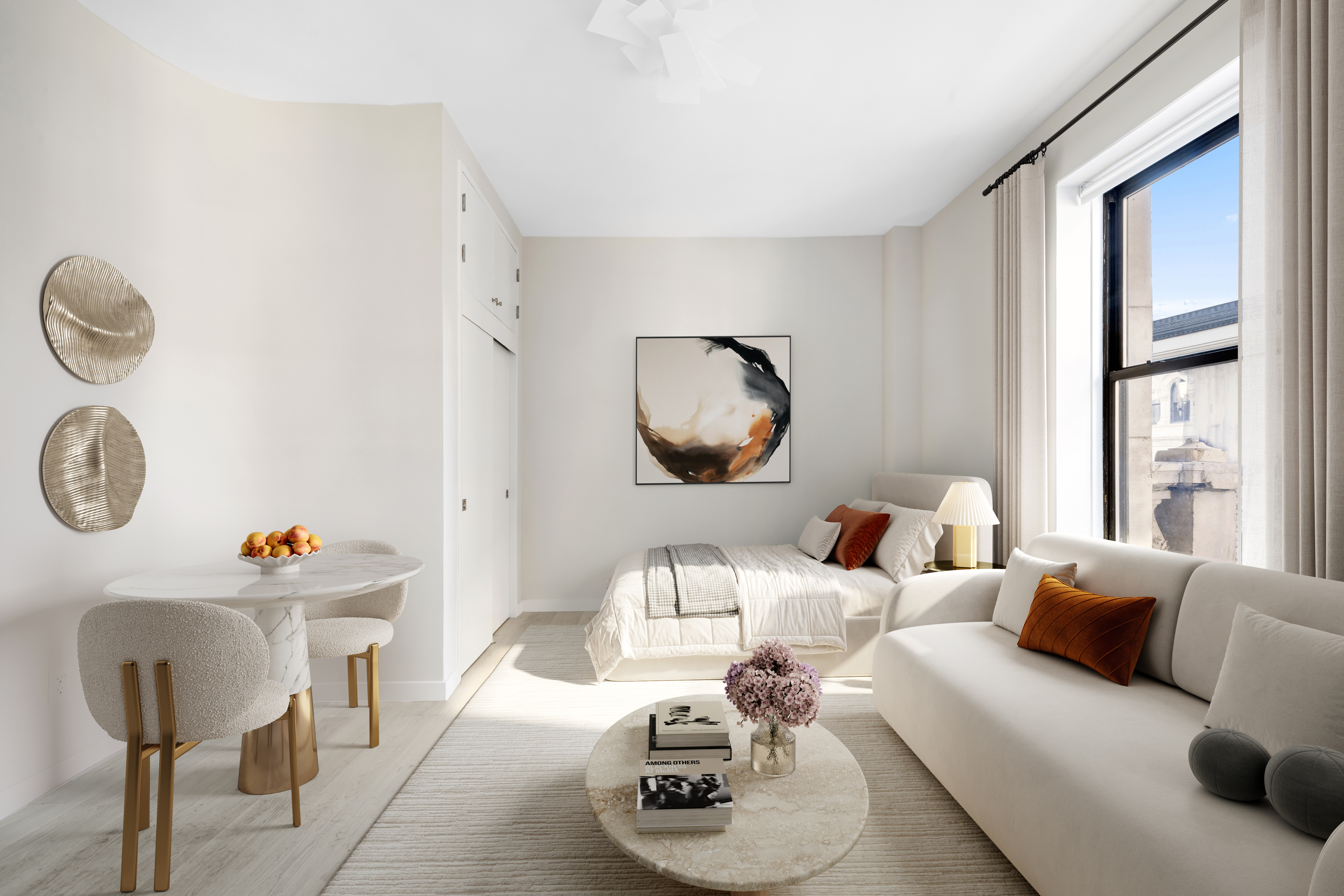 102 West 80th Street, Unit 42 Manhattan, NY 10024 - Photo 1 of 6 a living room with furniture and a window