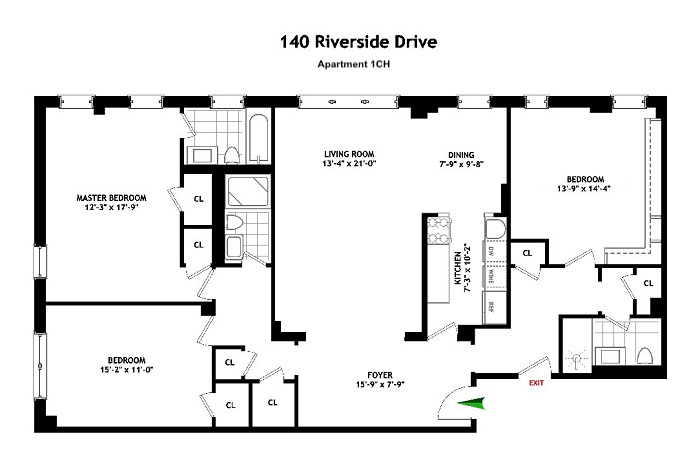 140 Riverside Drive, Unit 1C Manhattan, NY 10024 - Photo 12 of 12