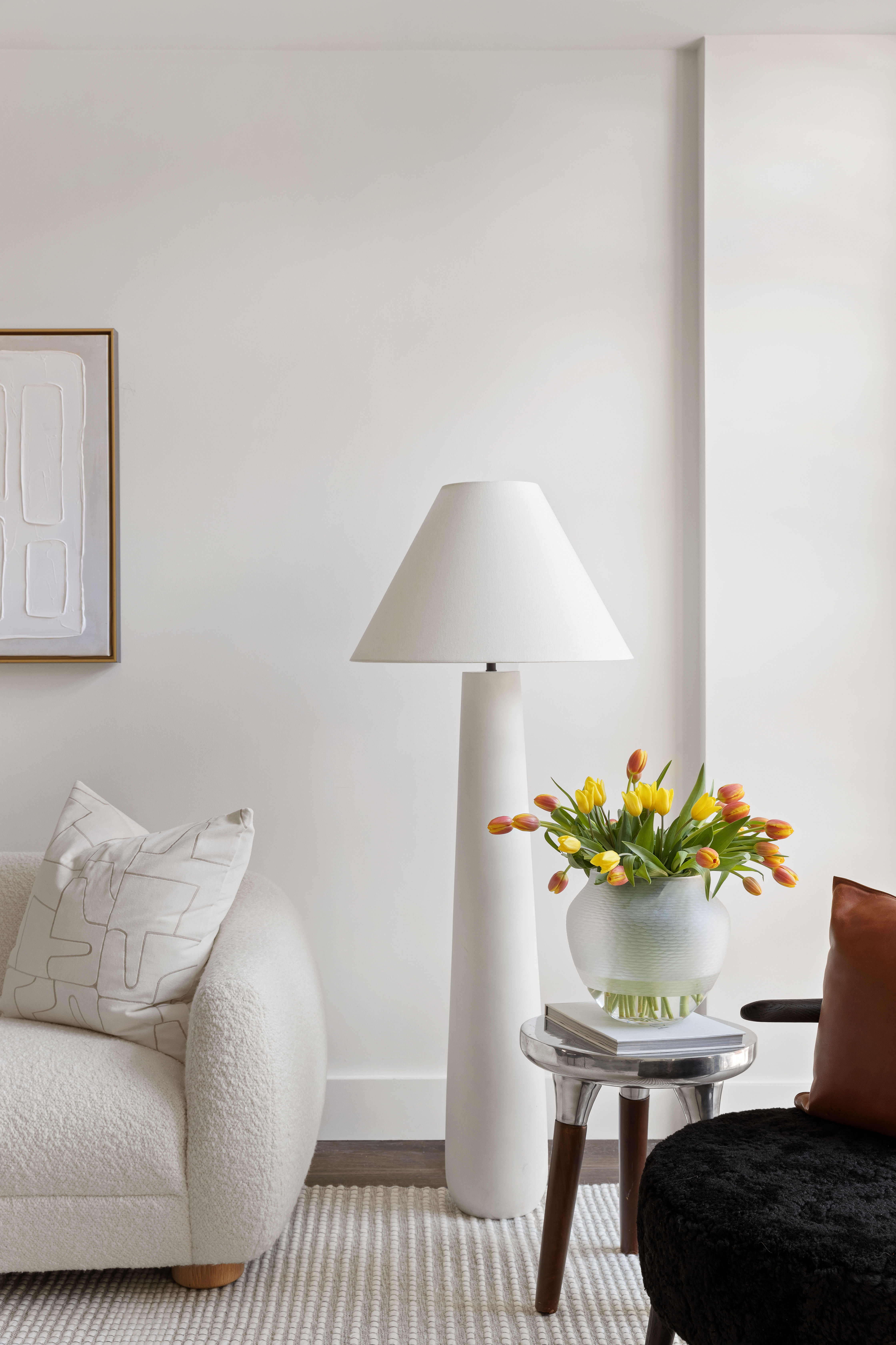 319 A State Street, Unit 2 Brooklyn, NY 11217 - Photo 11 of 15 a living room with furniture and a potted plant