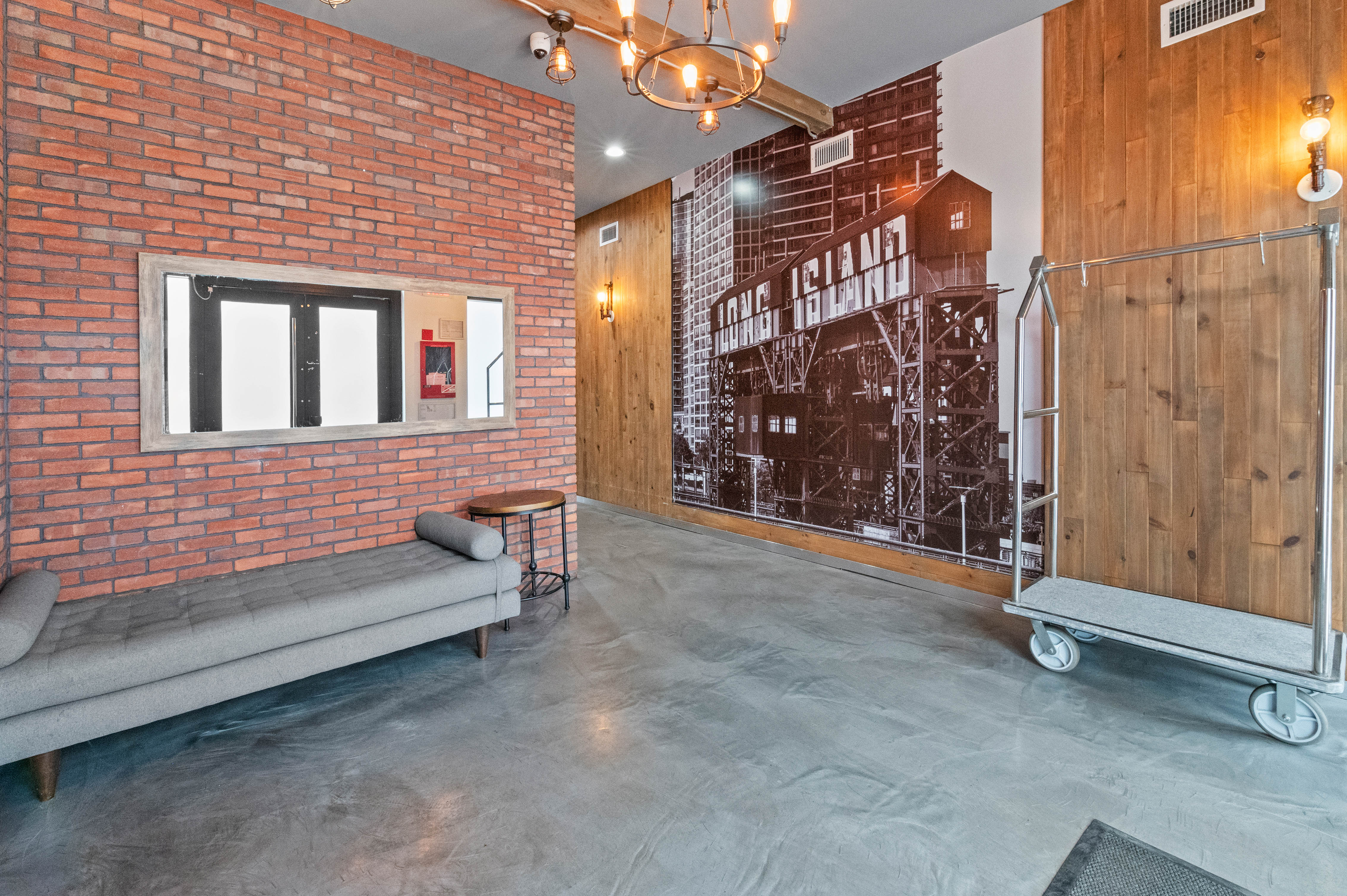 21-10 44th Drive, Unit 6C Queens, NY 11101 - Photo 15 of 17 a view of a room with gym equipment