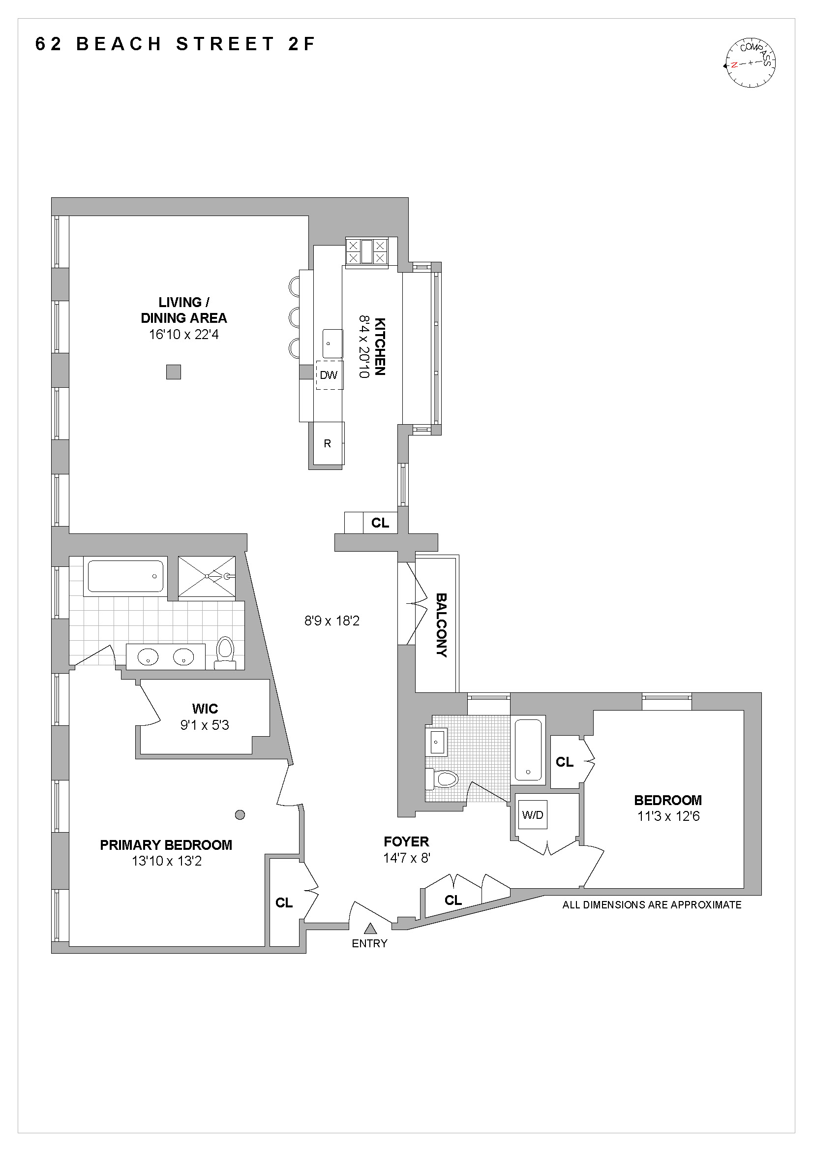 62 Beach Street, Unit 2F Manhattan, NY 10013 - Photo 18 of 18