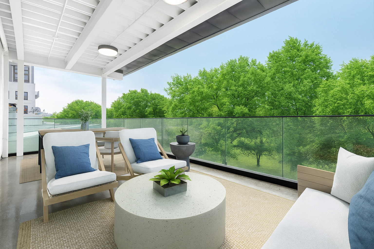 888 Lorimer Street, Unit 4 Brooklyn, NY 11222 - Photo 3 of 13 a view of a chairs and table in the patio