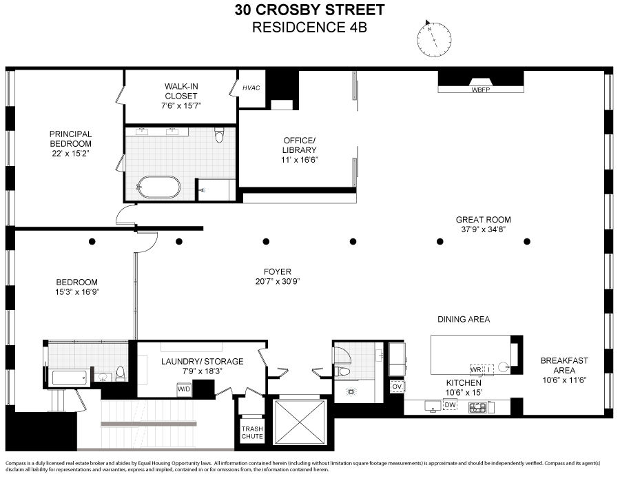 30 Crosby Street, Unit 4B Manhattan, NY 10013 - Photo 19 of 20