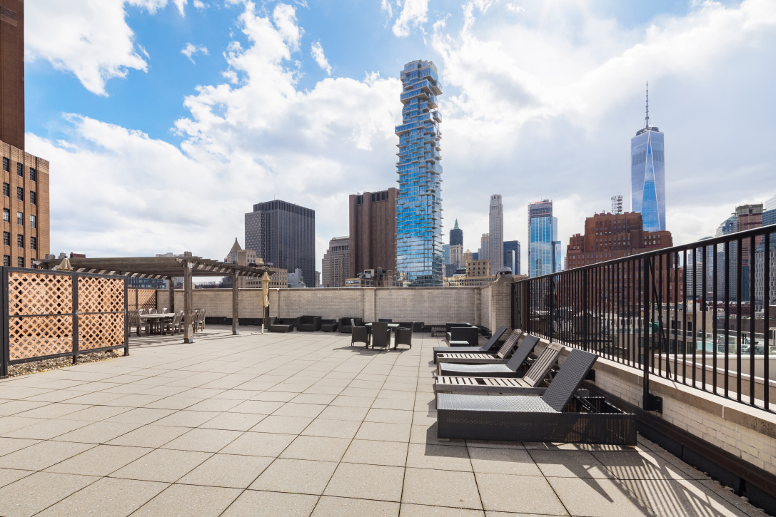 260 West Broadway, Unit 10D Manhattan, NY 10013 - Photo 18 of 20 a view of roof deck with seating space