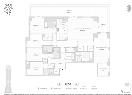 $8,750,000 | 255 East 77th Street, Unit 7C | Upper East Side