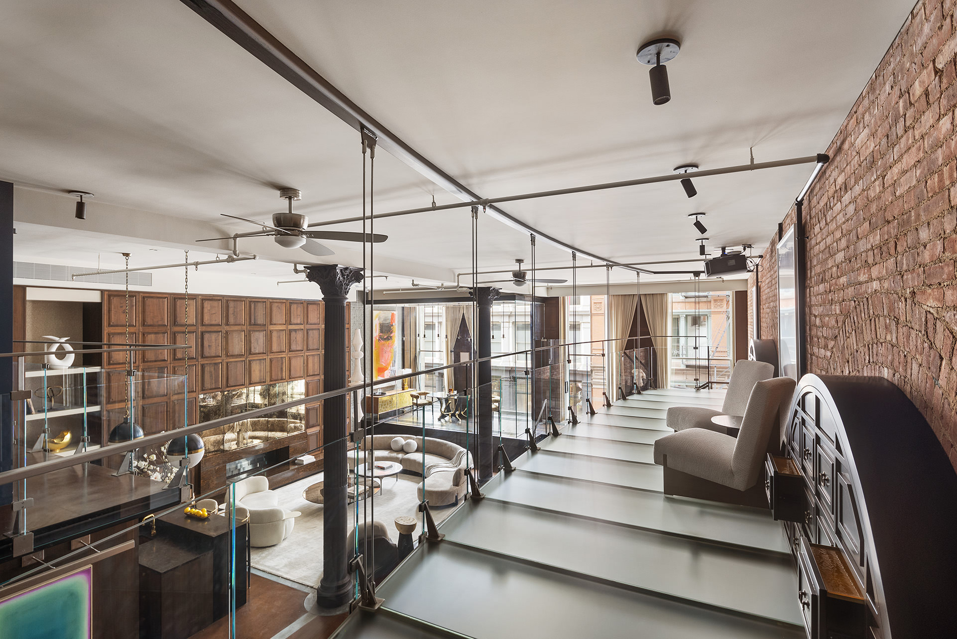 56 Crosby Street, Unit 2A Manhattan, NY 10012 - Photo 11 of 21 a living room with furniture