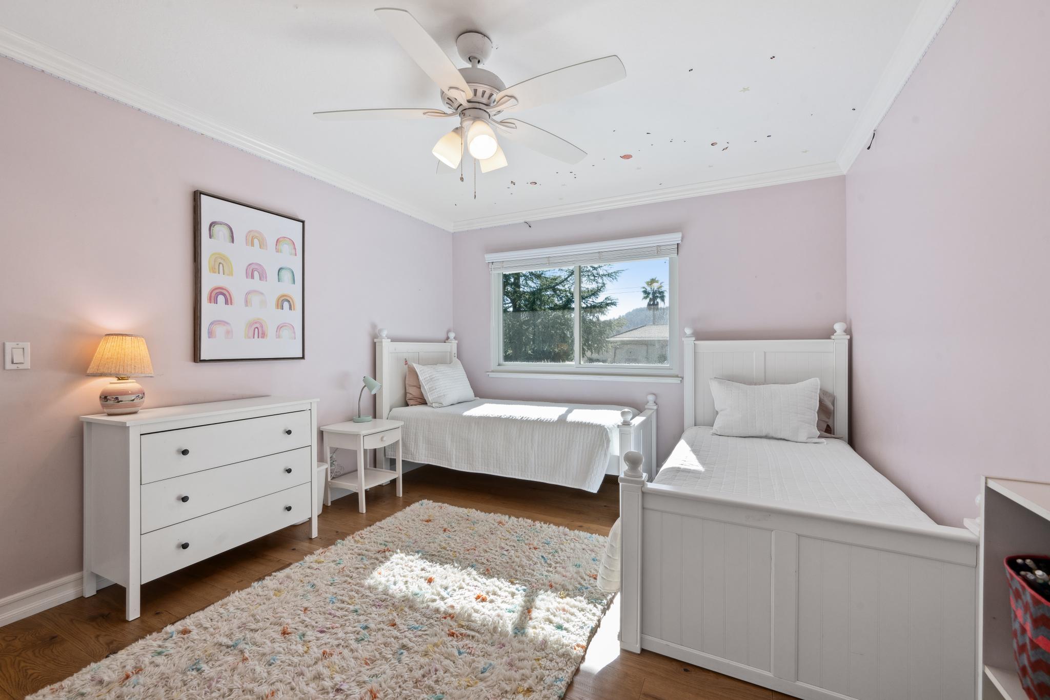 123 Frey Road Santa Rosa, CA 95409 - Photo 35 of 62 a bed room with a bed and a window