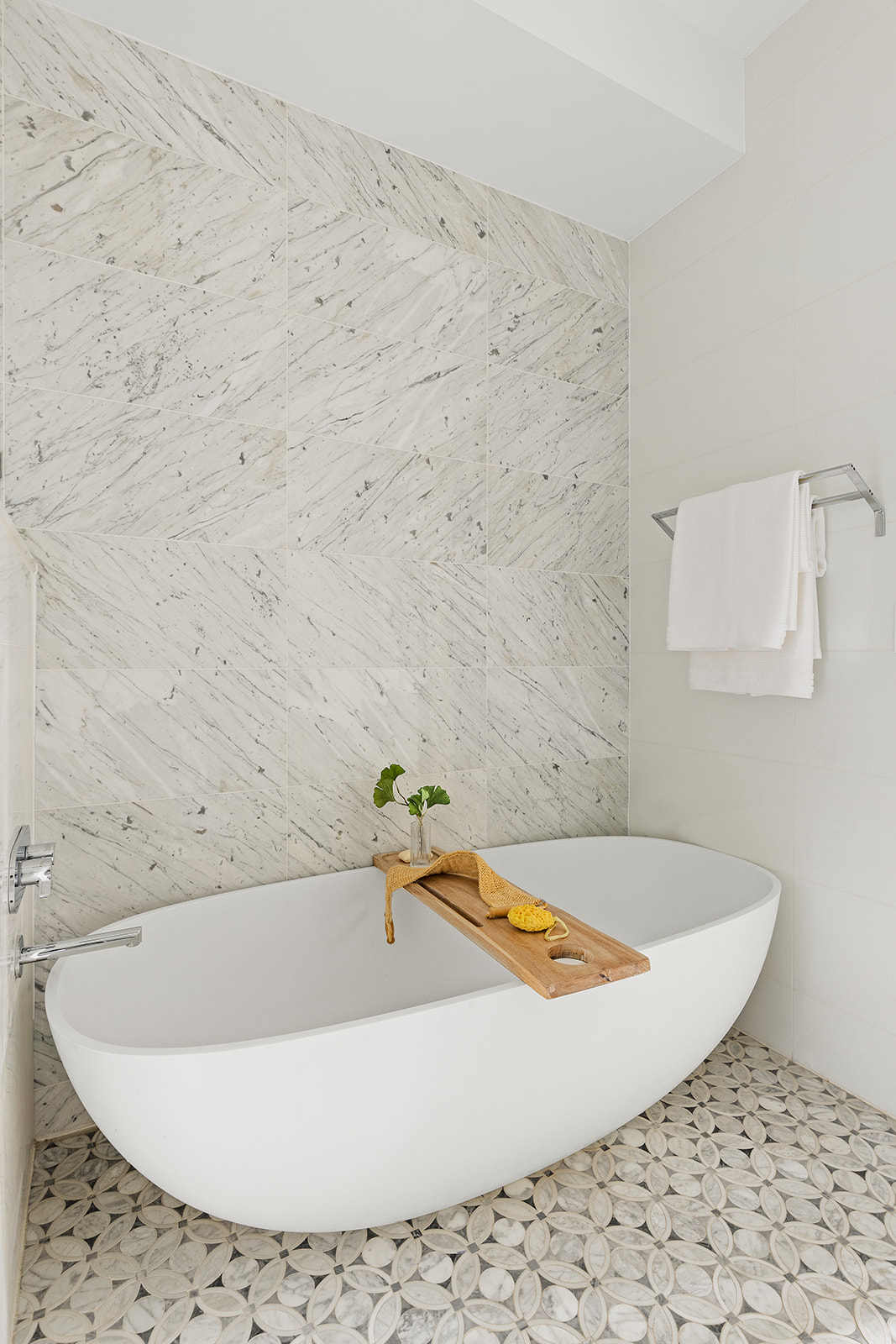281 Jefferson Avenue Brooklyn, NY 11216 - Photo 11 of 25 a white bath tub sitting in a bathroom