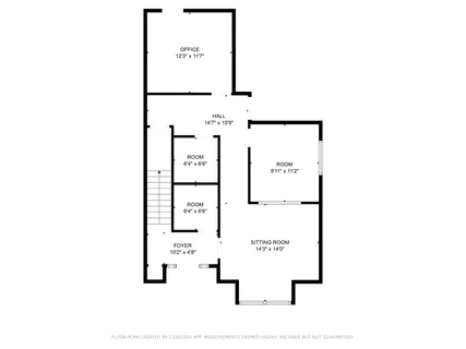 a picture of a floor plan