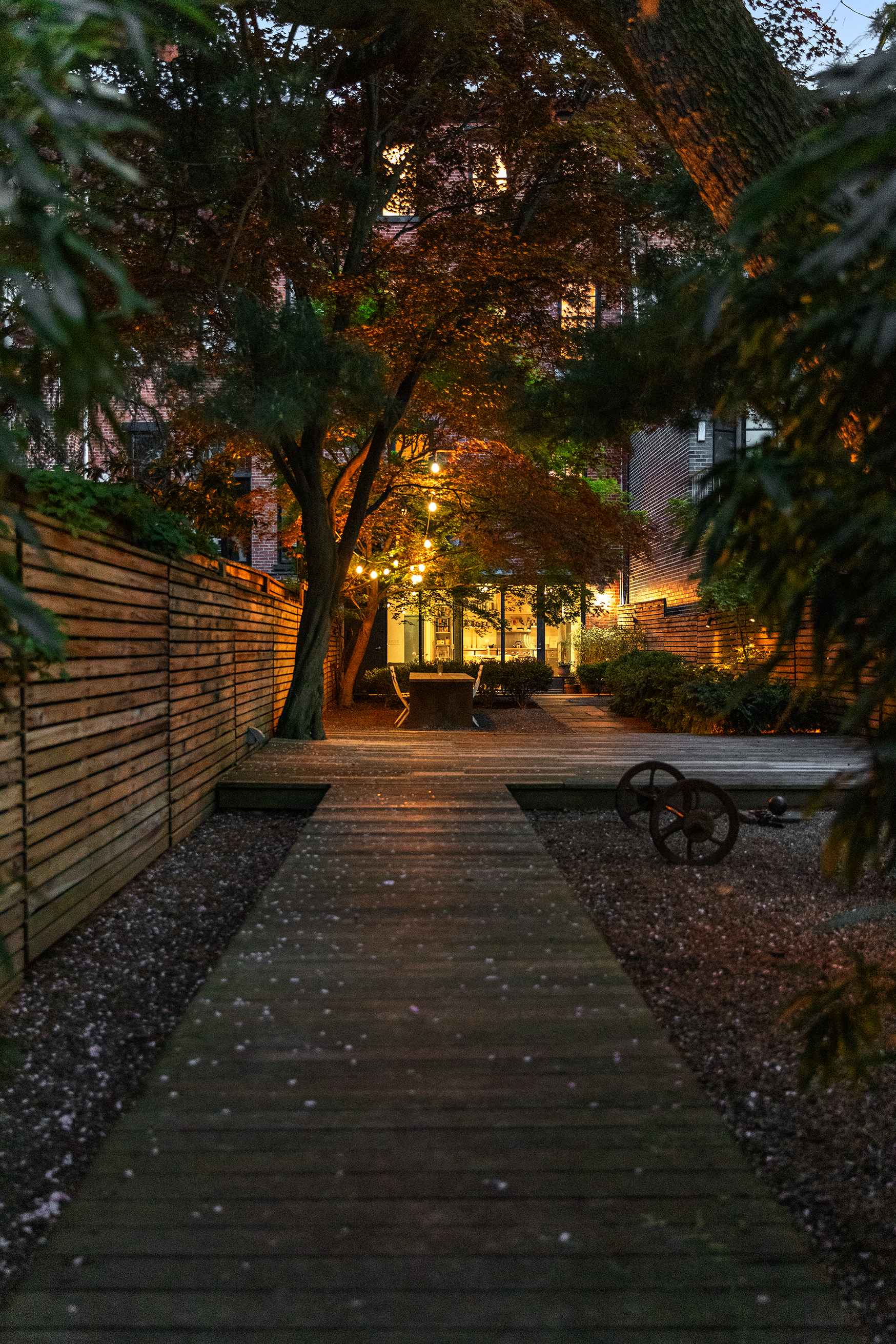 177 Prospect Place Brooklyn, NY 11238 - Photo 41 of 42 a backyard of a house with lots of green space