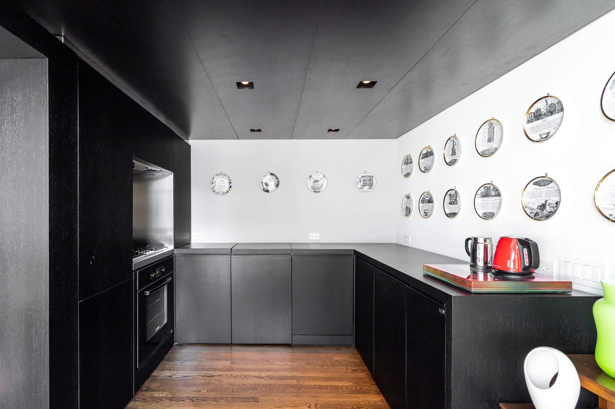 240 Centre Street, Unit 3H Manhattan, NY 10013 - Photo 10 of 20 a kitchen with a refrigerator and a sink