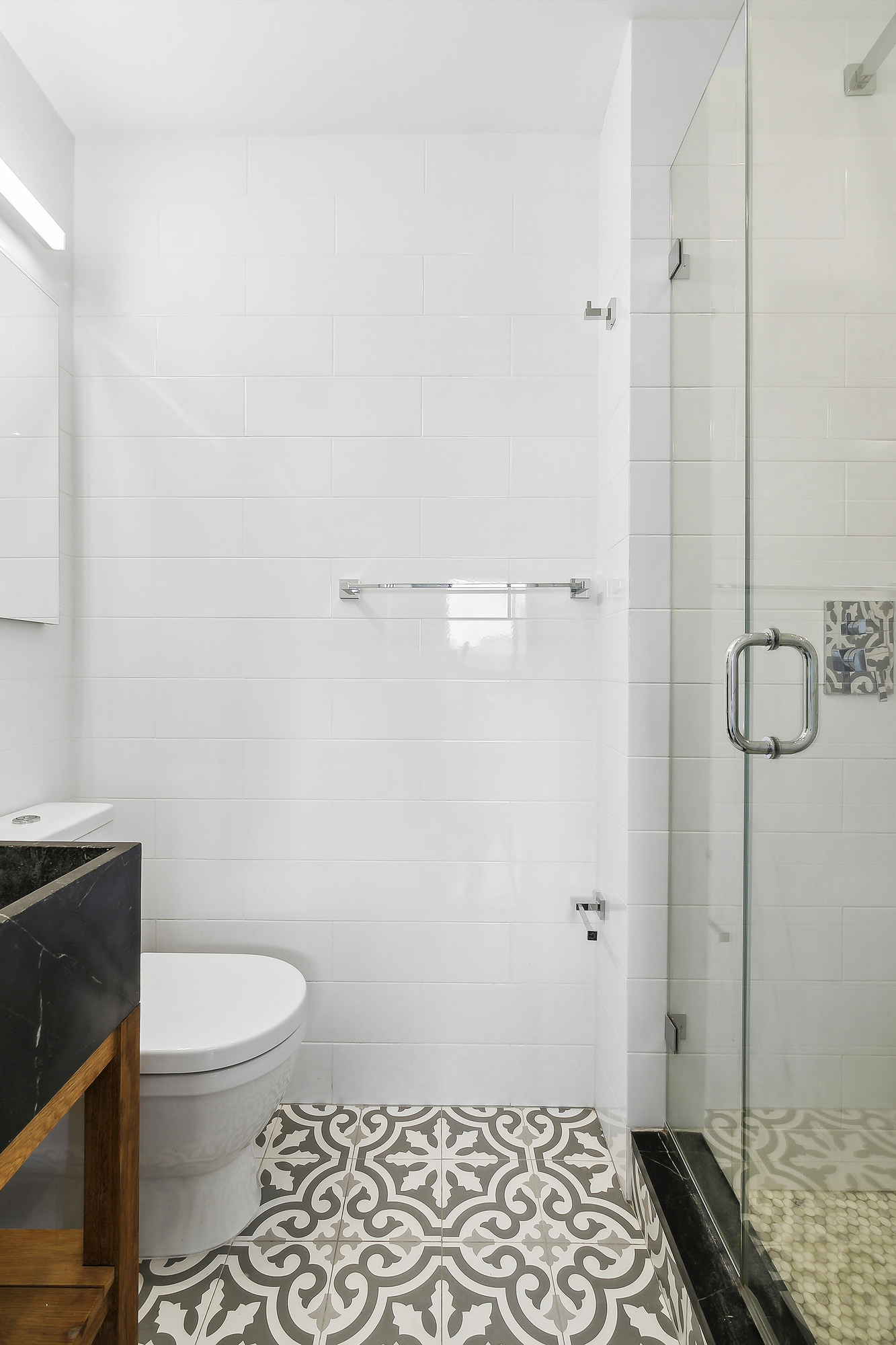 350 West 14th Street, Unit PHB Manhattan, NY 10014 - Photo 9 of 15 a bathroom with a toilet and a shower