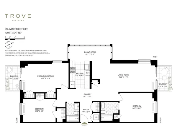 $2,999,000 | 366 West 11th Street, Unit 6EF | West Village