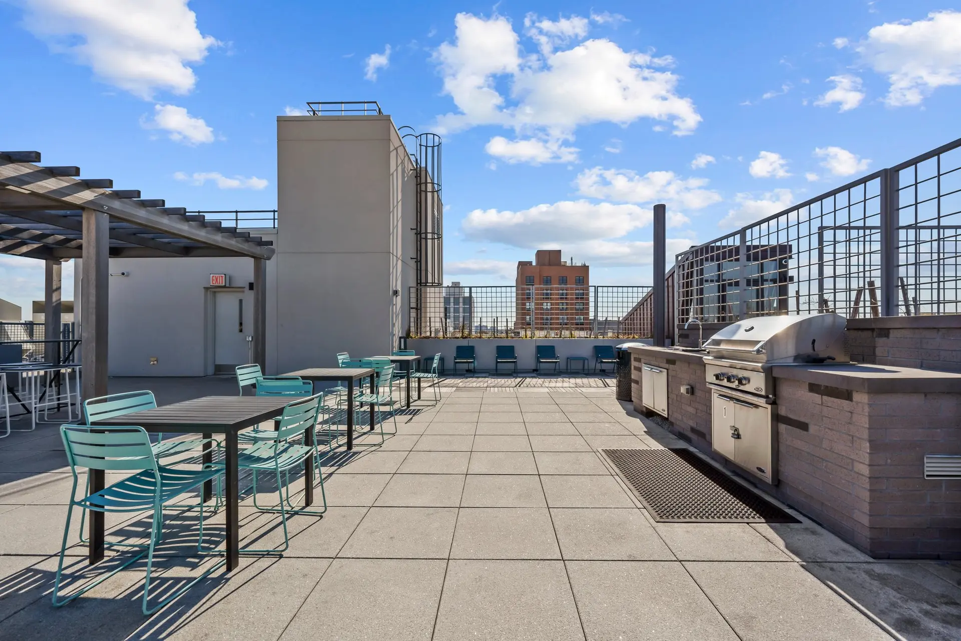 350 Clarkson Avenue, Unit 103 Brooklyn, NY 11226 - Photo 36 of 42 a view of a terrace with furniture and stove