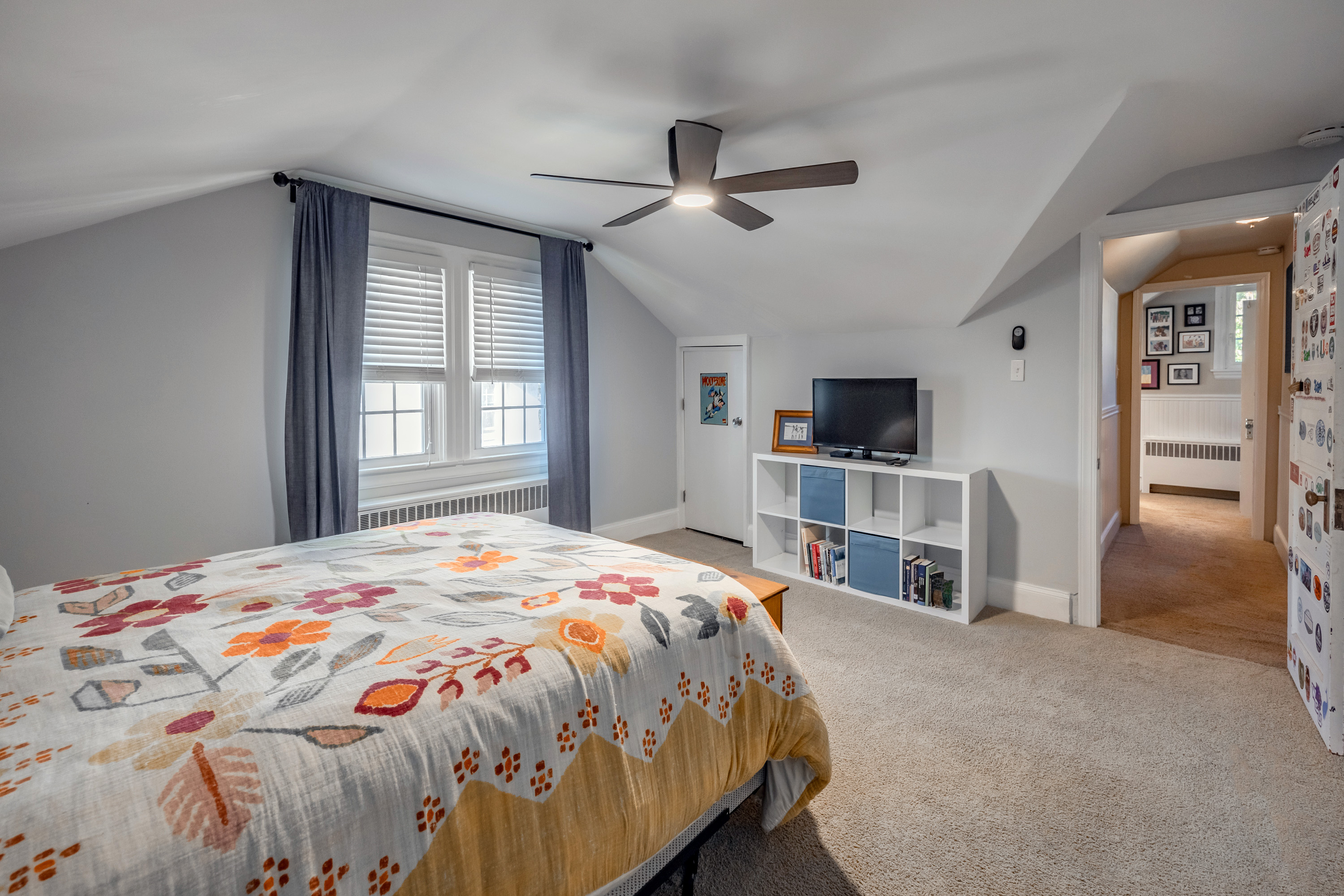 134 Strathmore Road Havertown, PA 19083 - Photo 36 of 64 a bedroom with a bed and a flat screen tv