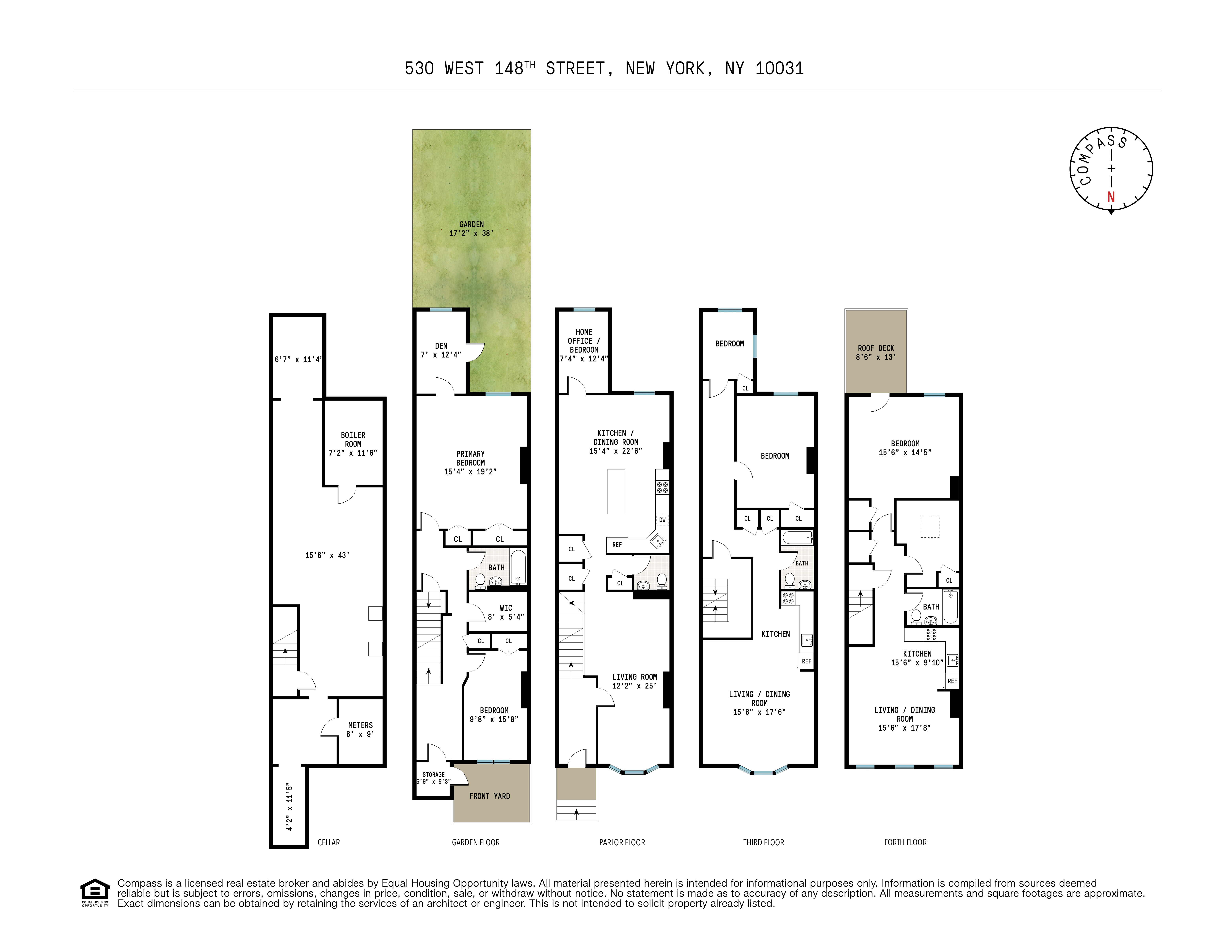 530 West 148th Street Manhattan, NY 10031 - Photo 14 of 14 a picture of a floor plan