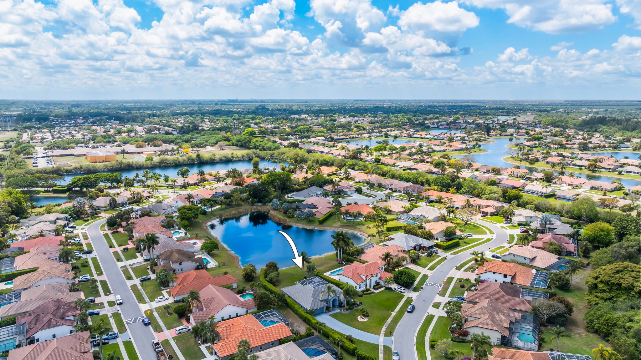 20317 Hacienda Court Boca Raton, FL 33498 - Photo 71 of 100 an aerial view of a city