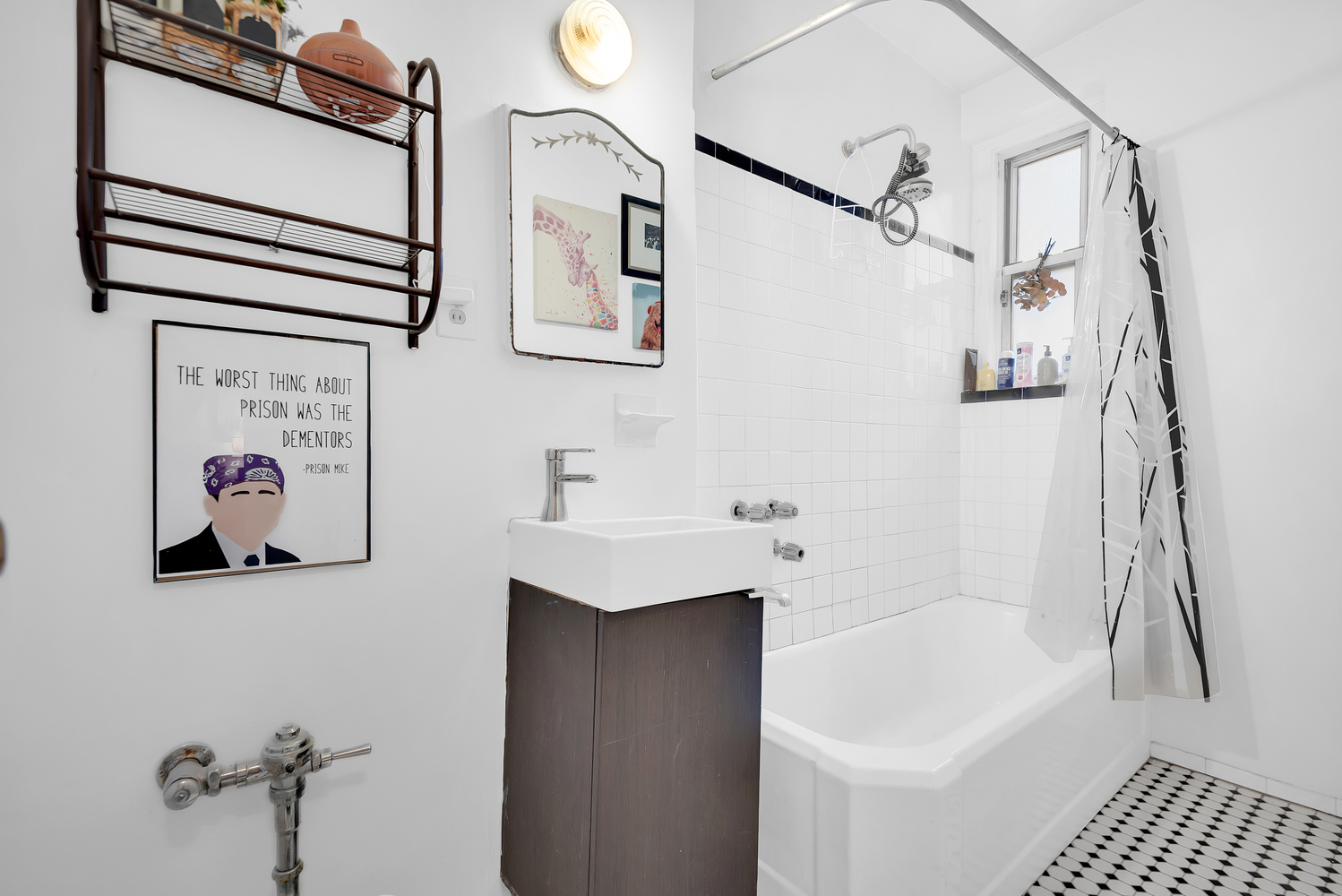585 West 214th Street, Unit 4F Manhattan, NY 10034 - Photo 7 of 8 a bathroom with a shower and a sink