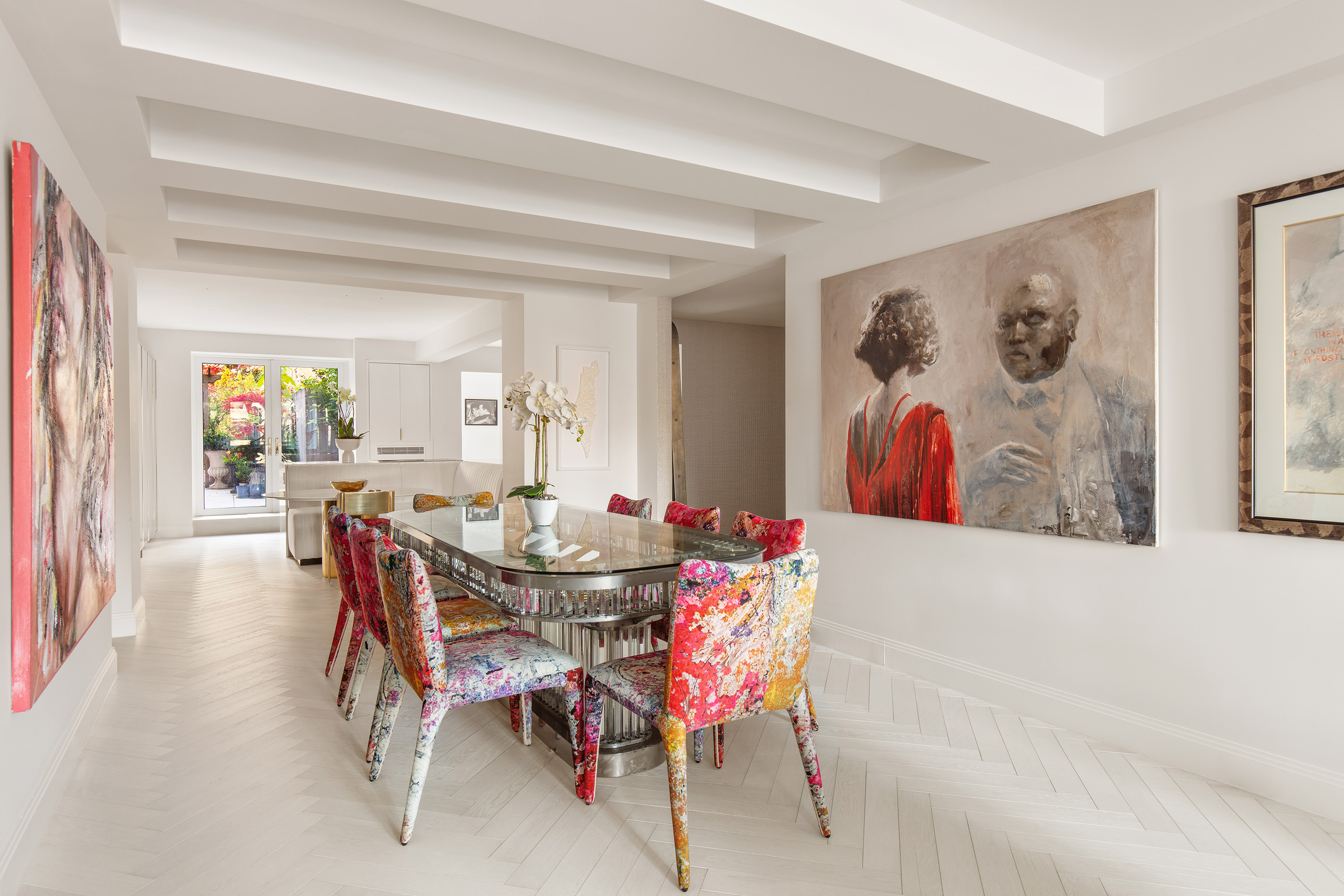 923 5th Avenue, Unit 2A Manhattan, NY 10021 - Photo 2 of 14 a view of a dining room with furniture and a large window