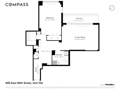 $799,000 | 400 East 85th Street, Unit 15A | Upper East Side