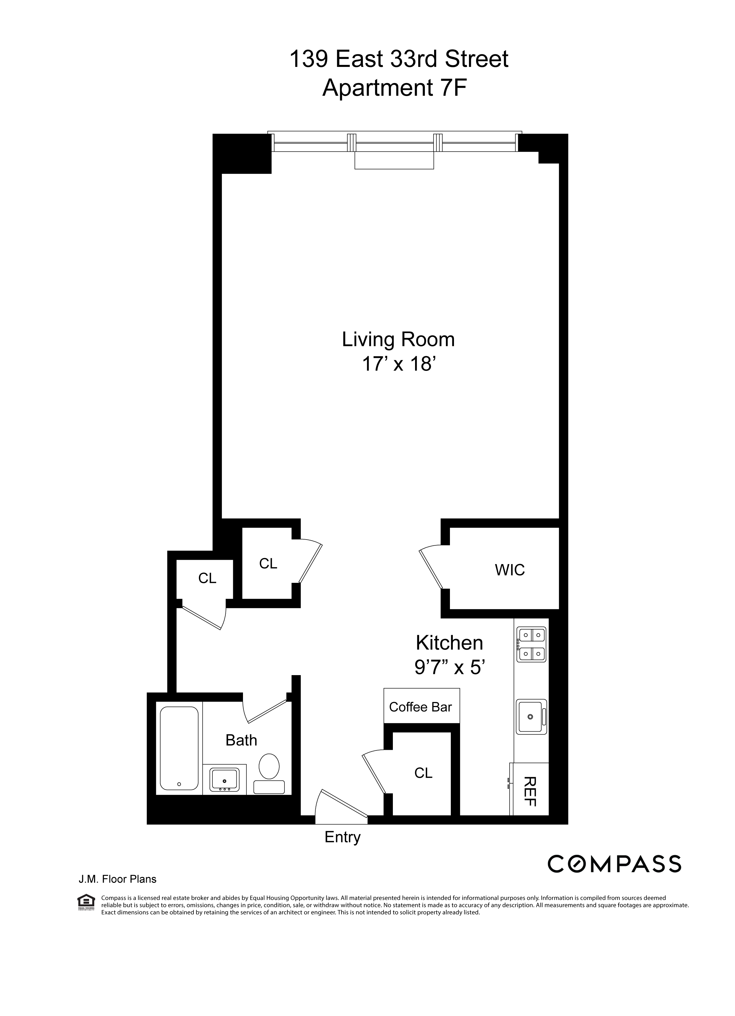 139 East 33rd Street, Unit 7F Manhattan, NY 10016 - Photo 9 of 9 Gallery Image 9
