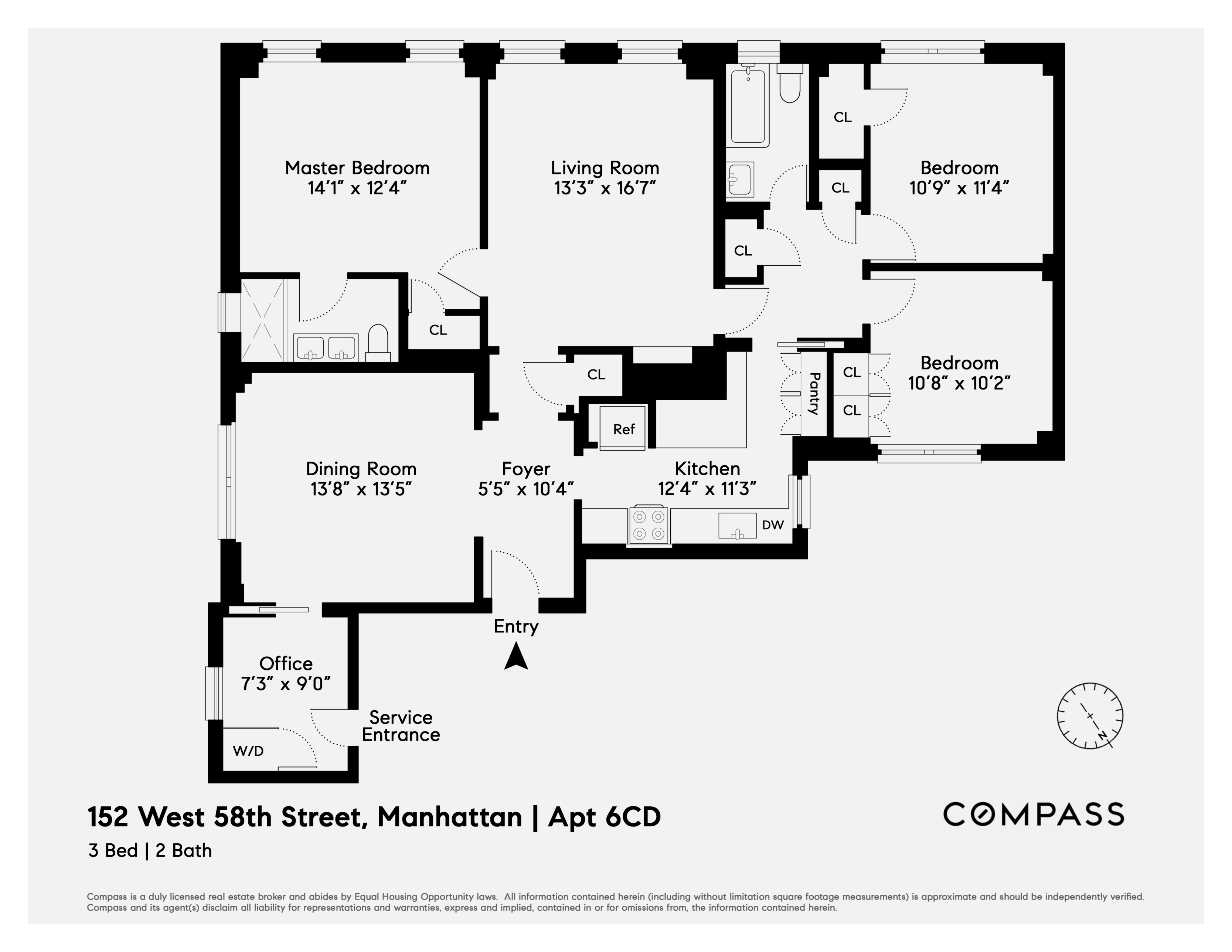 152 West 58th Street, Unit 6CD Manhattan, NY 10019 - Photo 9 of 9