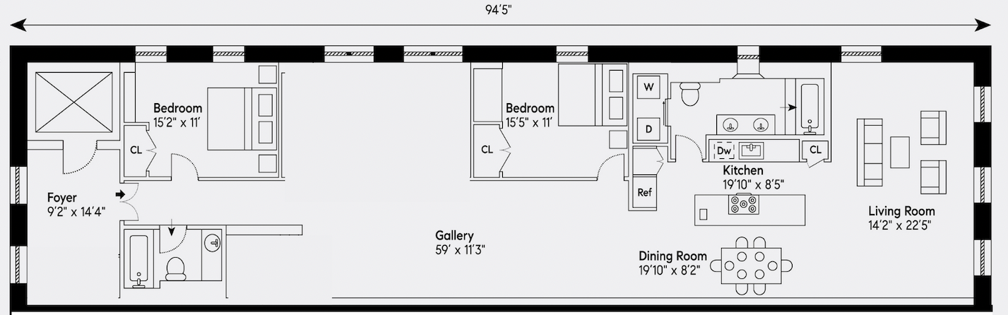 7 Worth Street, Unit 4B Manhattan, NY 10013 - Photo 8 of 8