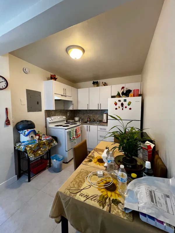 a bed room with a bed and a couch