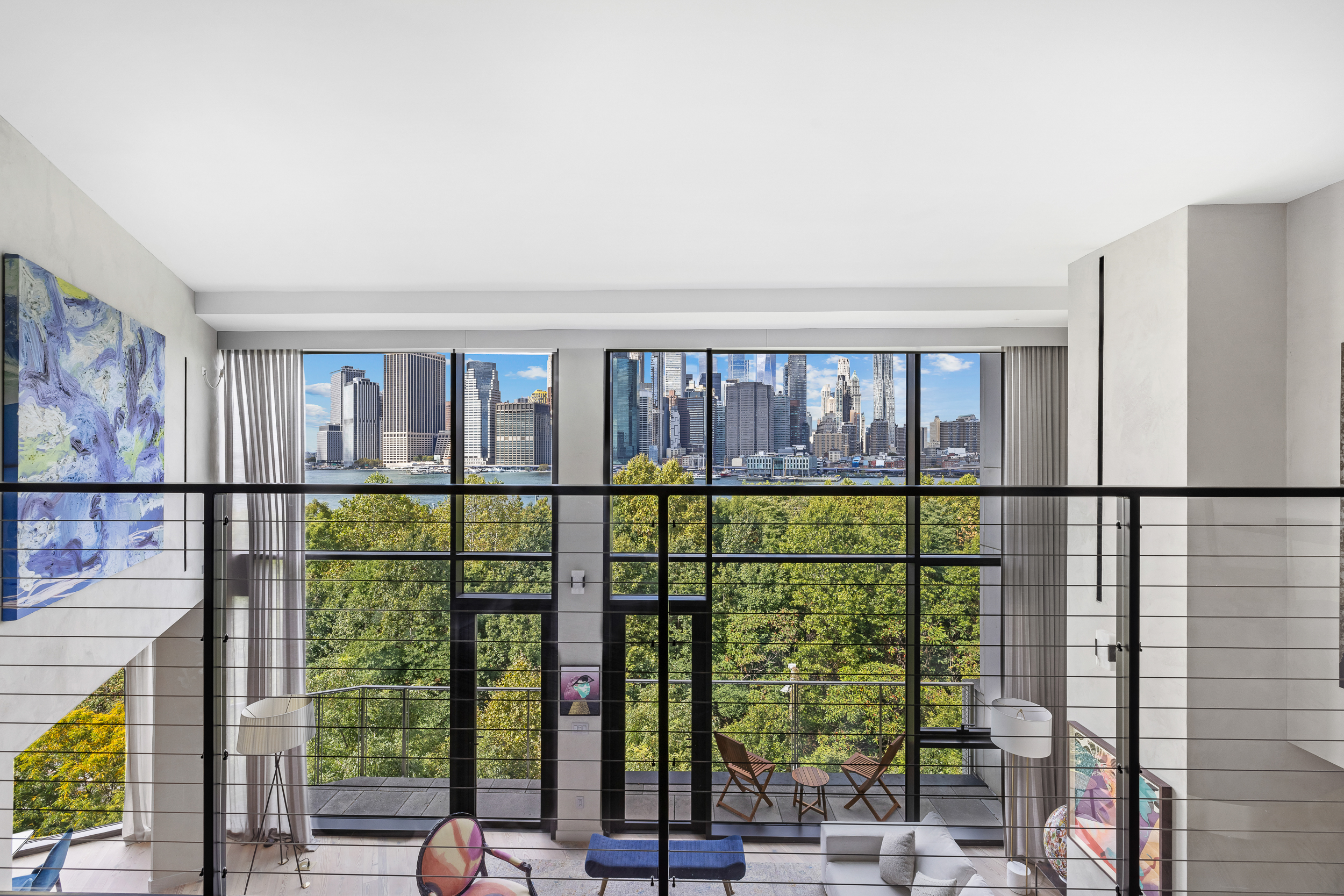 90 Furman Street, Unit N800 Brooklyn, NY 11201 - Photo 31 of 49 a view of a large window with an outdoor space