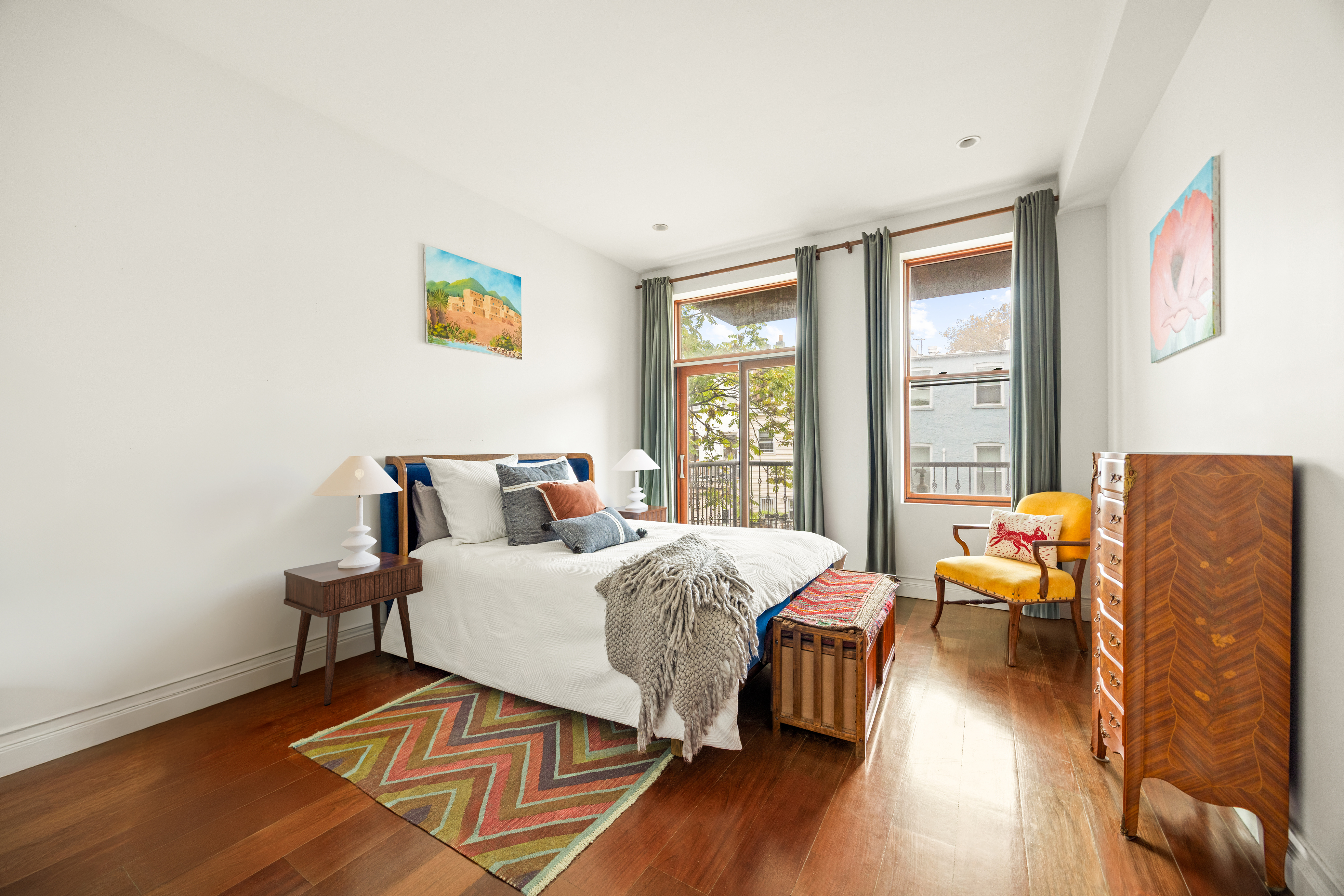 473 Hicks Street, Unit 3 Brooklyn, NY 11231 - Photo 6 of 11 a bed room with a bed and a chair