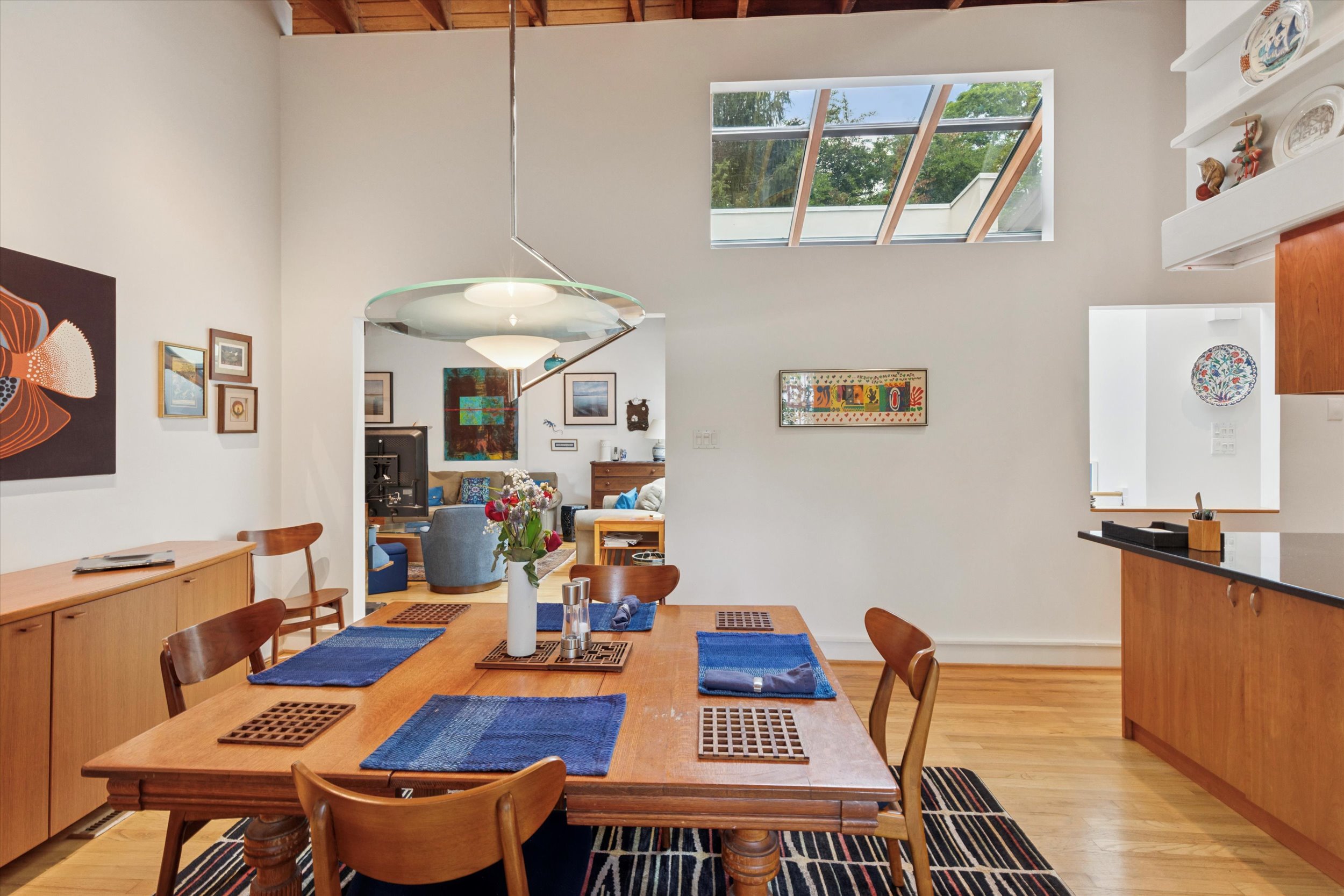 376 Merion Road Merion Station, PA 19066 - Photo 10 of 35 a reading room with furniture and a kitchen view