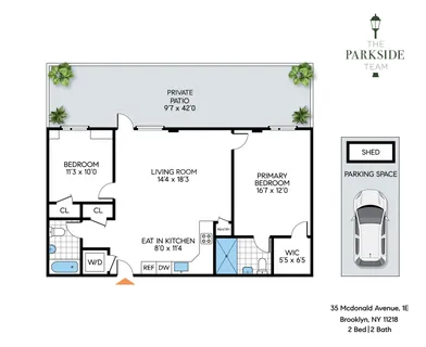 $1,200,000 | 35 McDonald Avenue, Unit 1E | Windsor Terrace