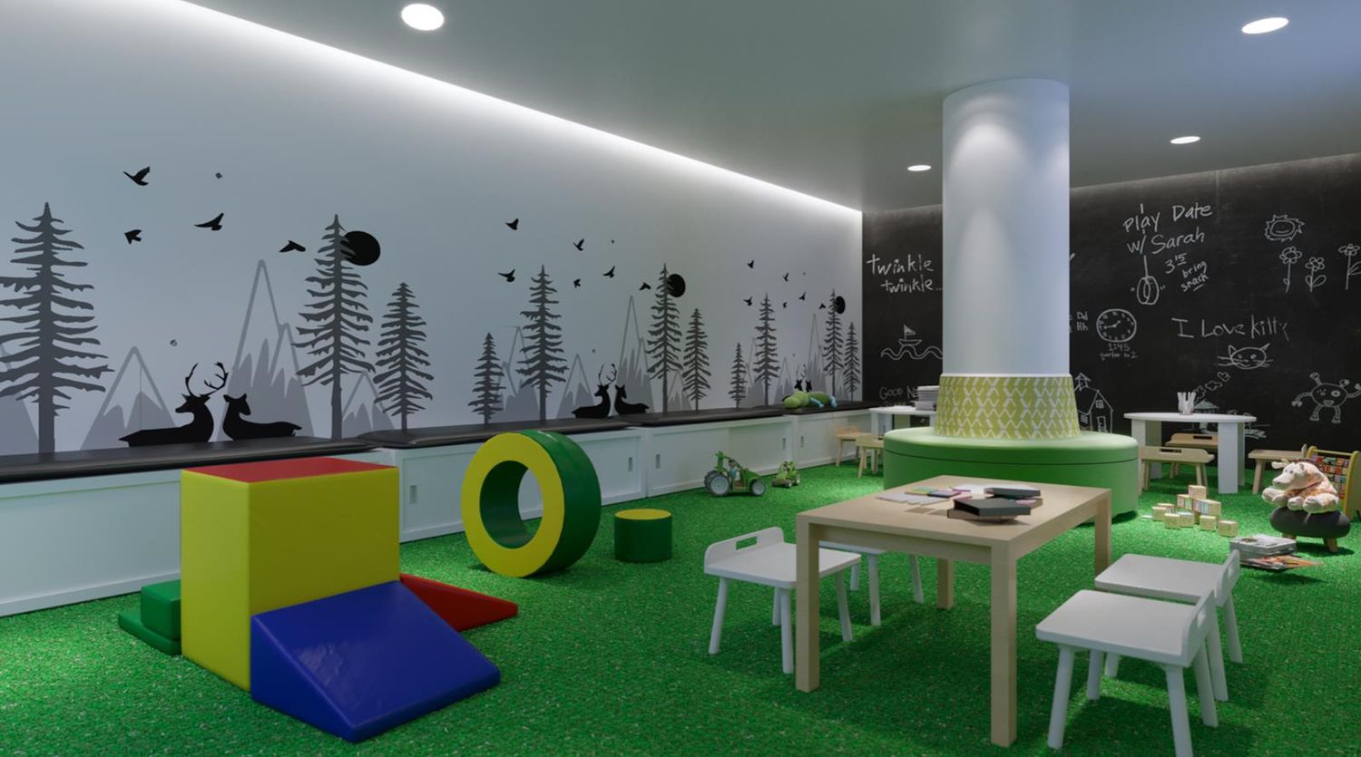 21-30 44th Drive, Unit 7D Queens, NY 11101 - Photo 11 of 14 a swimming pool with outdoor seating and yard